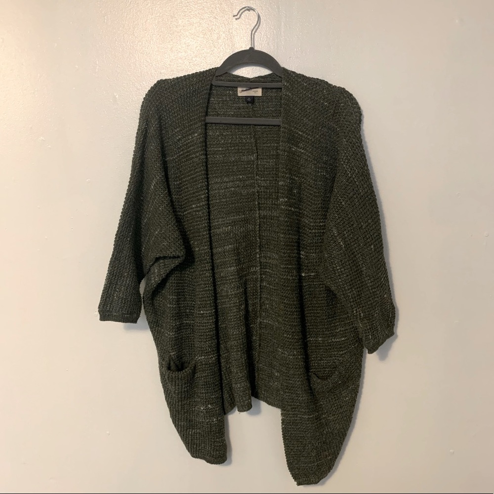 Universal Thread Green Slouchy Cozy Knit Cardigan